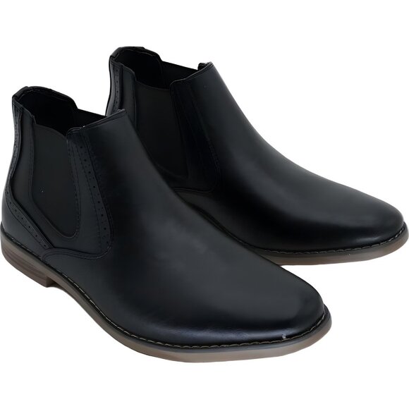 Deer Stags Mikey Chelsea Dress Boots Black Slip-On Comfort Men's US 10M - Picture 4 of 6